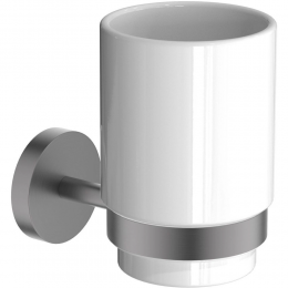 Стакан для ванной Aquatek Бетта AQ4604BGM оружейная сталь Стакан для ванной Aquatek Бетта AQ4604BGM оружейная сталь