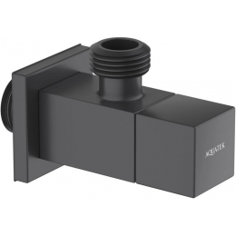 Угловой переходник AQUATEK, матовый черный AQ2453MB