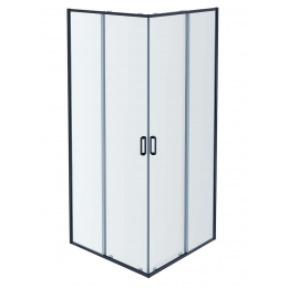 Душевой уголок Aquatek 90x90 AQ ARI KV 09020GM профиль оружейная сталь, стекло прозрачное