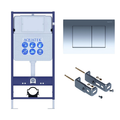 Инсталляция для подвесного унитаза Aquatek Standart 50 INS-0000012, кнопка смыва хром + крепеж купить с доставкой. 100% Оригинал. Гарантия! Инсталляция для подвесного унитаза Aquatek Standart 50 INS-0000012, кнопка смыва хром + крепеж купить с доставкой. 100% Оригинал. Гарантия!