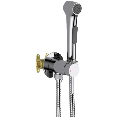 AQ1020CR ЕВРОПА комплект для гигиенического душа встроенный (смеситель + гигиеническая лейка + шланг) купить с доставкой. 100% Оригинал. Гарантия!