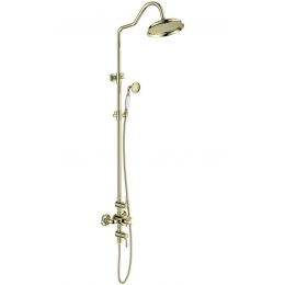Термостатическая душевая система AQUATEK, полир. золото AQ2563PG КЛАССИК