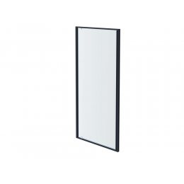 Душевая дверь в нишу распашная Aquatek 100 см. профиль черный, стекло прозрачное Душевая дверь в нишу распашная Aquatek 100 см. профиль черный, стекло прозрачное