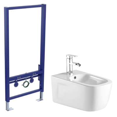 Комплект биде подвесное Aquatek Дива AQ1012-00+инсталляция Aquatek Standart 50 INSB-0000001 купить с доставкой. 100% Оригинал. Гарантия!