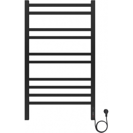 Полотенцесушитель электрический 500x900 Aquatek Альтаир AQ EL KP1090BL черный