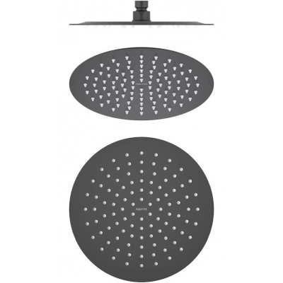 Круглый верхний душ 250*2 мм AQUATEK, матовый черный AQ2073MB купить с доставкой. 100% Оригинал. Гарантия!