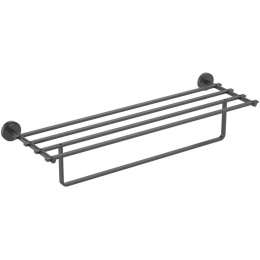 Полка для полотенец Aquatek Бетта AQ4615MB черный