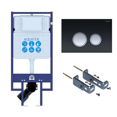 Инсталляция Aquatek INS-0000020 с возможностью угловой установки, кнопка смыва черная + крепеж купить с доставкой. 100% Оригинал. Гарантия! Инсталляция Aquatek INS-0000020 с возможностью угловой установки, кнопка смыва черная + крепеж купить с доставкой. 100% Оригинал. Гарантия!