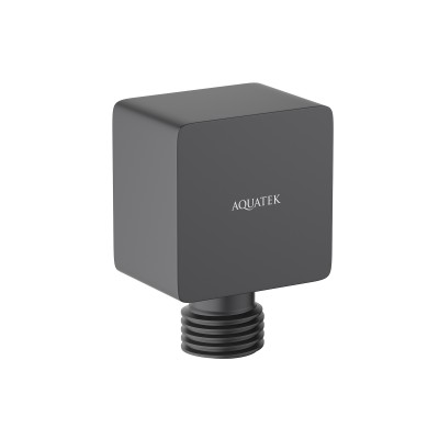 Шланговое подсоединение AQUATEK, матовый черный AQ2459MB купить с доставкой. 100% Оригинал. Гарантия!