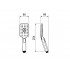 Ручной душ Select 80 3 jet AQUATEK AQ2005CR ЛИРА