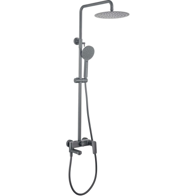 AQ2040BGM ВЕГА душевая система (смеситель для ванны) 3jet 250мм, оружейная сталь купить с доставкой. 100% Оригинал. Гарантия!