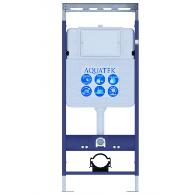 Инсталляция для подвесного унитаза Aquatek Easy Fix 50 INS-0000010 с верхней планкой купить с доставкой. 100% Оригинал. Гарантия!