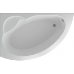 Акриловая ванна АКВАТЕК Аякс 2 170х110 AYK170-0000085 левая, без гидромассажа, с фронтальным экраном (вклеенный каркас)