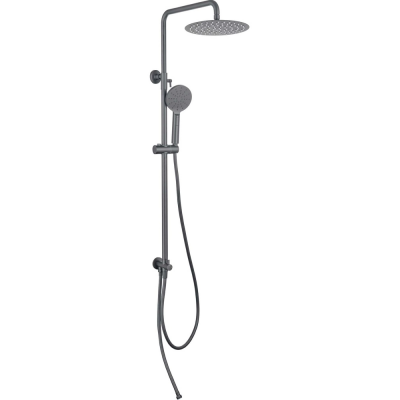 AQ2046BGM ВЕГА душевая система 3jet 250мм Reno, оружейная сталь купить с доставкой. 100% Оригинал. Гарантия!