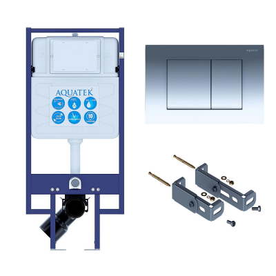 Инсталляция Aquatek INS-0000020 с возможностью угловой установки, кнопка смыва хром + крепеж купить с доставкой. 100% Оригинал. Гарантия! Инсталляция Aquatek INS-0000020 с возможностью угловой установки, кнопка смыва хром + крепеж купить с доставкой. 100% Оригинал. Гарантия!