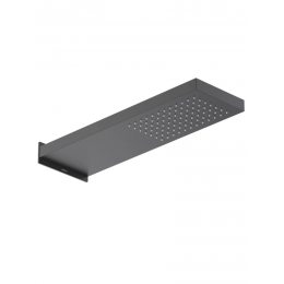 Настенный верхний душ 550*170*30 мм AQUATEK, матовый черный AQ2084MB