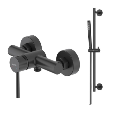 AQ1360MB ЕВРОПА смеситель для душа, матовый черный + AQ2012MB ЕВРОПА душевой гарнитур 1jet 65 см, матовый черный купить с доставкой. 100% Оригинал. Гарантия! AQ1360MB ЕВРОПА смеситель для душа, матовый черный + AQ2012MB ЕВРОПА душевой гарнитур 1jet 65 см, матовый черный купить с доставкой. 100% Оригинал. Гарантия!