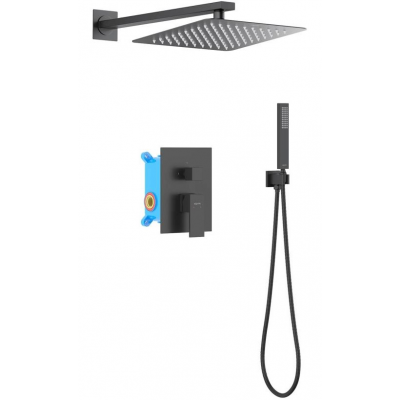 Set 3 в 1 душевой комплект AQUATEK, матовый черный AQ1672MB ЛИБРА купить с доставкой. 100% Оригинал. Гарантия!