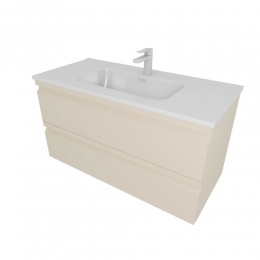 Тумба с раковиной Aquatek Вега 100 AQ77100-LC капучино светлый Тумба с раковиной Aquatek Вега 100 AQ77100-LC капучино светлый
