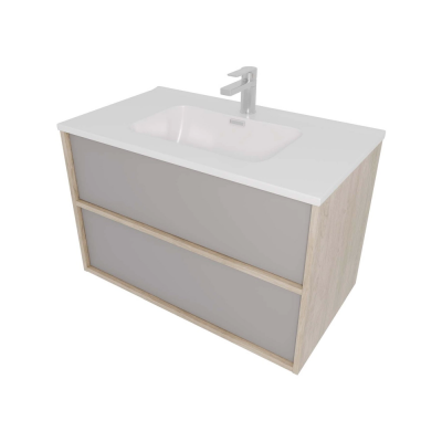 Тумба с раковиной Aquatek Либра 80 AQ66080-DO-LG серый туман купить с доставкой. 100% Оригинал. Гарантия!