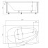 Акриловая ванна АКВАТЕК Дива 170х90 DIV170-0000002 левая, без гидромассажа