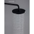 Круглый верхний душ 220*12 мм AQUATEK, матовый черный AQ2086MB