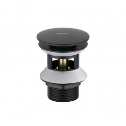 Сливной набор для раковины AQUATEK, матовый черный AQ6002MB