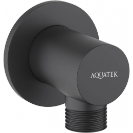 Шланговое подсоединение AQUATEK, матовый черный AQ2456MB