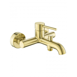 AQ1340BG ЕВРОПА смеситель для ванны, шлиф. золото