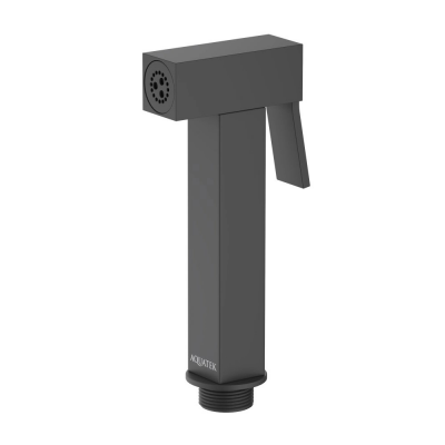 Гигиенический ручной душ AQUATEK, матовый черный AQ2058MB купить с доставкой. 100% Оригинал. Гарантия!