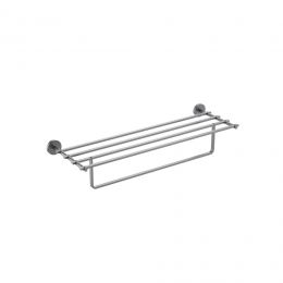 Полка для полотенец Aquatek Бетта AQ4615BGM оружейная сталь
