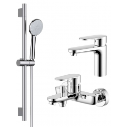 Комплект смесителей для душа Aquatek Ника AQ1830CR хром Комплект смесителей для душа Aquatek Ника AQ1830CR хром