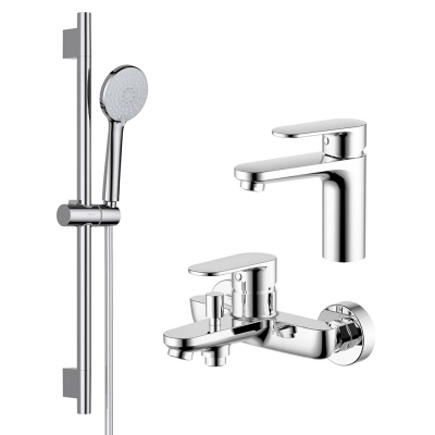 Комплект смесителей для душа Aquatek Ника AQ1830CR хром купить с доставкой. 100% Оригинал. Гарантия!