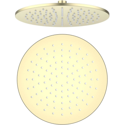 AQ2077BG круглый верхний душ 250*7 мм, шлиф. золото купить с доставкой. 100% Оригинал. Гарантия!