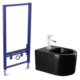 Комплект биде подвесное Aquatek Мия AQ1004-MB черный+инсталляция Aquatek Standart 50 INSB-0000001 Комплект биде подвесное Aquatek Мия AQ1004-MB черный+инсталляция Aquatek Standart 50 INSB-0000001