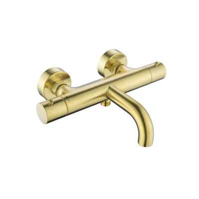 AQ1343BG ЕВРОПА термостатический смеситель для ванны, шлиф. золото купить с доставкой. 100% Оригинал. Гарантия!