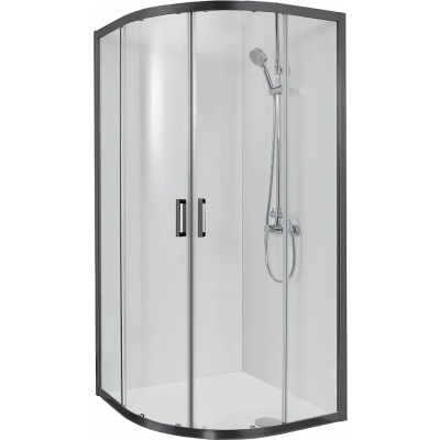 Душевой уголок Aquatek 100x100 AQ ARI RO10020BL черный матовый купить с доставкой. 100% Оригинал. Гарантия!