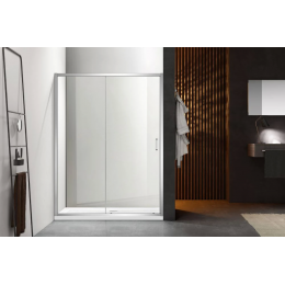 Душевая дверь в нишу раздвижная Aquatek 100 см. профиль хром, стекло прозрачное Душевая дверь в нишу раздвижная Aquatek 100 см. профиль хром, стекло прозрачное