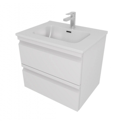 Тумба с раковиной Aquatek Вега 60 AQ77060-MW белая матовая купить с доставкой. 100% Оригинал. Гарантия!