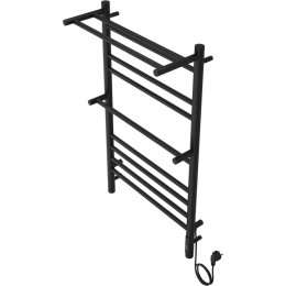 Полотенцесушитель электрический 500x900 Aquatek Альфа AQ EL RRP1090BL черный