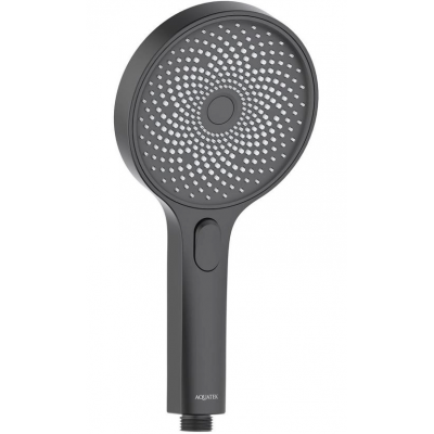 Ручной душ Select 130 3 jet AQUATEK, матовый черный AQ2007MB купить с доставкой. 100% Оригинал. Гарантия!