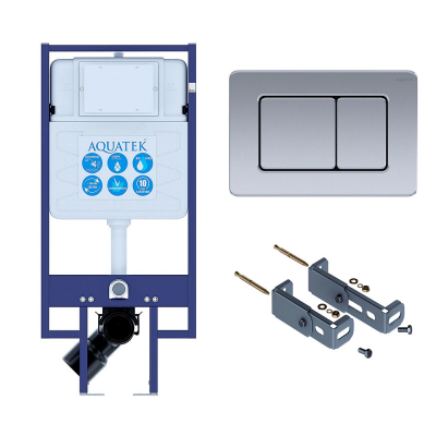 Инсталляция Aquatek INS-0000020 с возможностью угловой установки, кнопка смыва хром + крепеж купить с доставкой. 100% Оригинал. Гарантия! Инсталляция Aquatek INS-0000020 с возможностью угловой установки, кнопка смыва хром + крепеж купить с доставкой. 100% Оригинал. Гарантия!