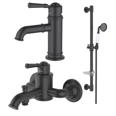 AQ1510MB КЛАССИК смеситель для раковины 72, без донного клапана, матовый черный + AQ1540MB КЛАССИК смеситель для ванны, матовый черный + AQ2020MB КЛАССИК душевой гарнитур 1jet 65 см, матовый черный купить с доставкой. 100% Оригинал. Гарантия! AQ1510MB КЛАССИК смеситель для раковины 72, без донного клапана, матовый черный + AQ1540MB КЛАССИК смеситель для ванны, матовый черный + AQ2020MB КЛАССИК душевой гарнитур 1jet 65 см, матовый черный купить с доставкой. 100% Оригинал. Гарантия!