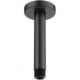 Держатель верхнего душа потолочный 150 мм AQUATEK, матовый черный AQ2171MB