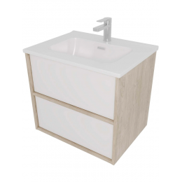 Тумба с раковиной Aquatek Либра 60 AQ66060-DO-MW белый матовый Тумба с раковиной Aquatek Либра 60 AQ66060-DO-MW белый матовый