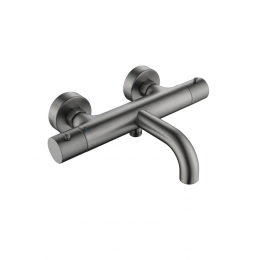 AQ1343BGM ЕВРОПА термостатический смеситель для ванны, оружейная сталь AQ1343BGM ЕВРОПА термостатический смеситель для ванны, оружейная сталь