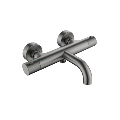 AQ1343BGM ЕВРОПА термостатический смеситель для ванны, оружейная сталь купить с доставкой. 100% Оригинал. Гарантия!