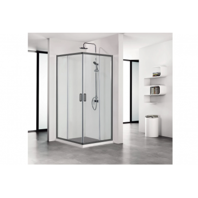 Душевой уголок Aquatek 80x80 AQ ARI KV 08020BL черный матовый купить с доставкой. 100% Оригинал. Гарантия!