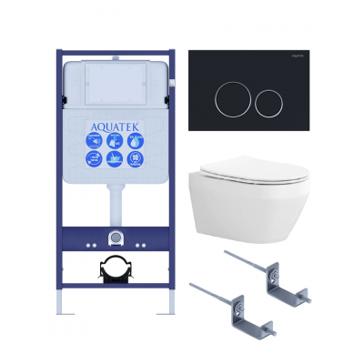 Комплект унитаз с инсталляцией, кнопкой и сиденьем микролифт Aquatek Лея SET AQUATEK ЛЕЯ Т-0-20 4в1 безободковый купить с доставкой. 100% Оригинал. Гарантия! Комплект унитаз с инсталляцией, кнопкой и сиденьем микролифт Aquatek Лея SET AQUATEK ЛЕЯ Т-0-20 4в1 безободковый купить с доставкой. 100% Оригинал. Гарантия!
