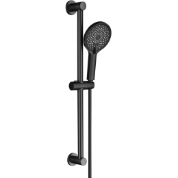 AQ2022MB ЛУГАНО душевой гарнитур, матовый черный AQ2022MB ЛУГАНО душевой гарнитур, матовый черный